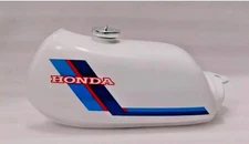 HONDA ATC 70 WHITE STEEL FUEL PETROL GAS TANK 1978-1985+CAP/COMPATIBLE FOR