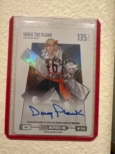 2026 Bo Jackson Battle Arena Walk The Plank Steel Doug Plank Auto Blizzard SSP