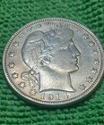 1914 P Barber Half Dollar Key Date Low Mintage Full Liberty Really Nice Rare 90%