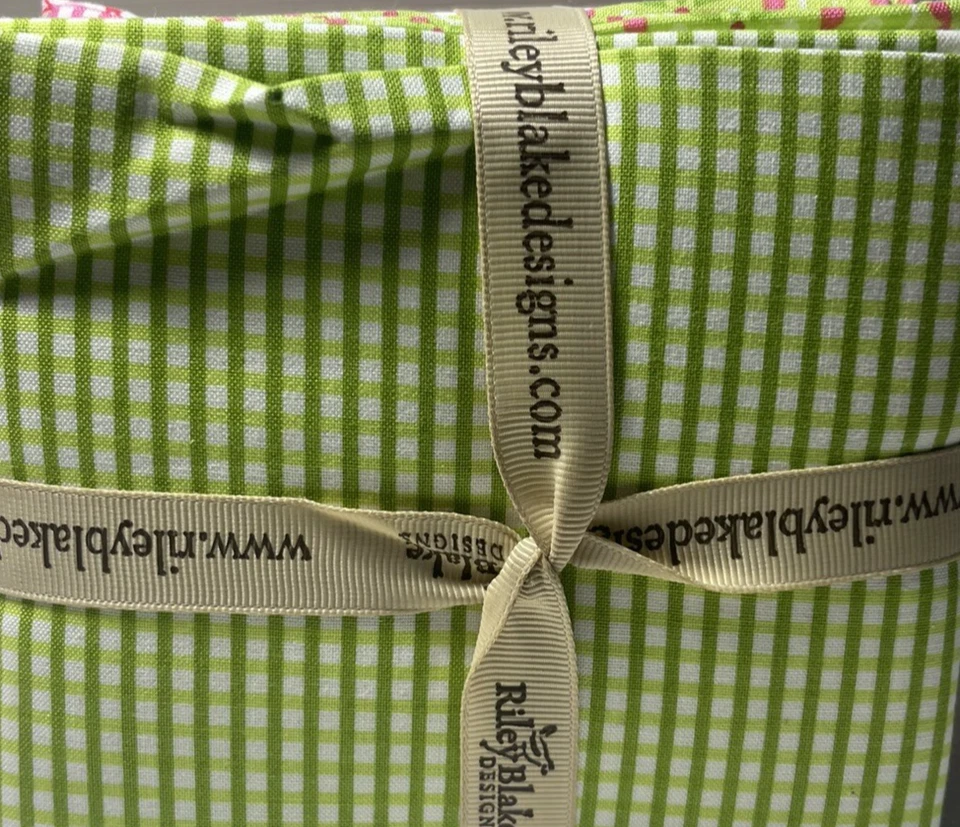 Riley Blake Designs хлопчатобумажная ткань комплект четверть квадратного яркого розового/зеленого цвета 21 шт. - Изображение 4 из 4