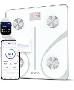 RENPHO Digital Body Weight Scale Bathroom Bluetooth Body Fat Scale Open Box