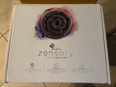 New Purecare Zensory 20Lb Weighted Blanket In Size 48''X72''-BNIB