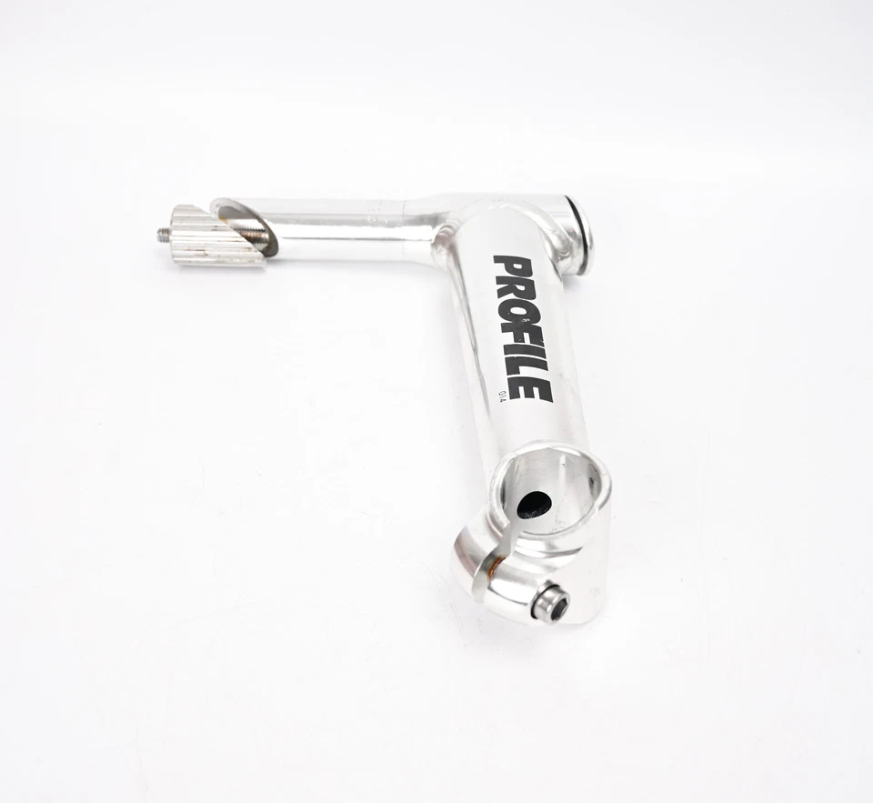 Profile Design Silver Road Bike Stem 150mm 25.4Bar Clamp 22.2 Quill Stem - Image 3 of 4
