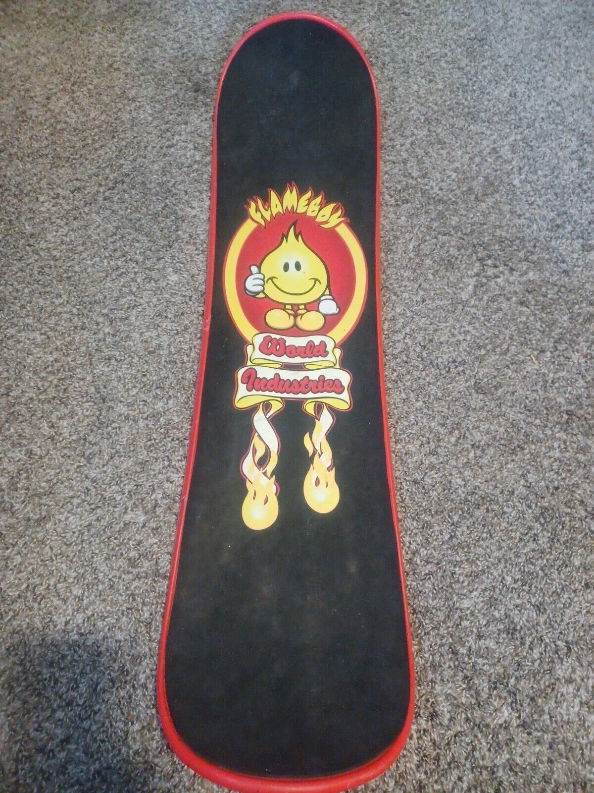 Snow Skate, World Industries, Flameboy, Snowskate, Skateboard, Rare, Vintage