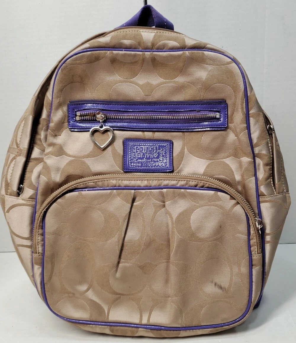 Coach Poppy Backpack Large Bags & Handbags for Women for sale | eBay
