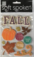 NICE! MAMBI Soft Spoken 3D stickers Cornucopia FALL Theme 95341 Fast FREE Ship!