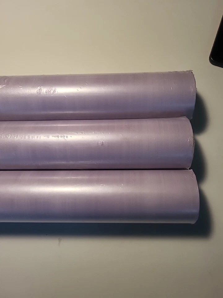 3 Purple Pattern Wallpaper Brand Metallica Made In England 56 Sq Ft A Roll NOS - Image 2 of 4