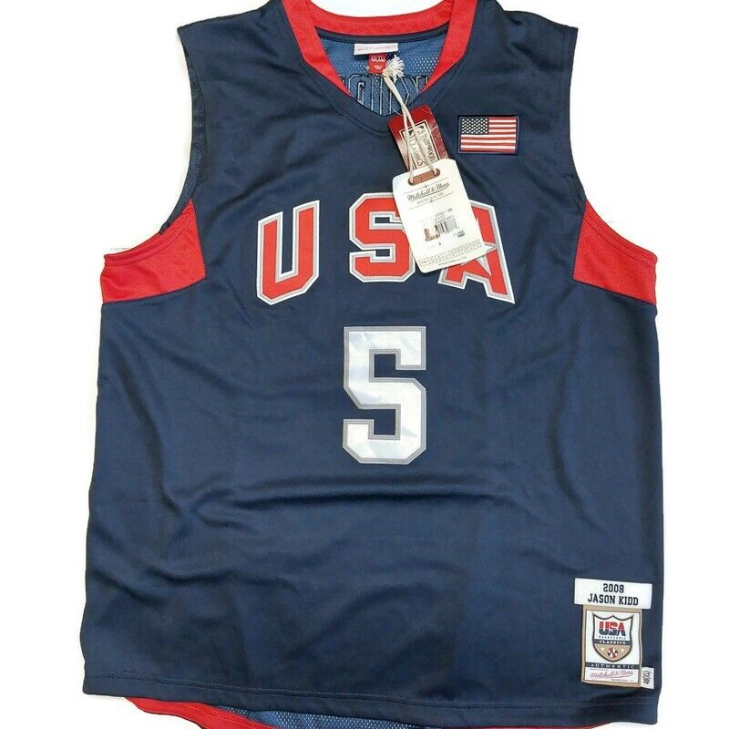 Authentic Jason Kidd Team USA 2008-09 Jersey - Shop Mitchell
