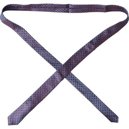 DOLCE & GABBANA Tie Blue Purple Patterned Silk Adjustable Men Necktie RRP 300usd - Picture 3 of 6