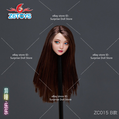 Z6TOYS ZC015B 1/6 Beauty Girl w/Magical Eyes Head Sculpt Fit 12