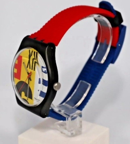 Limited Edition Swatch Uhr REVIVAL 1987 Nine To Six GB117 SUOB171 Neu Gent - Bild 5 von 6