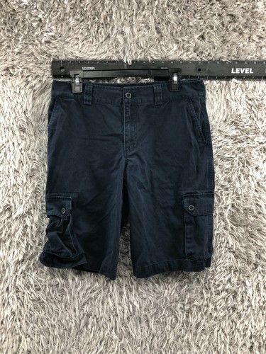 Polo Ralph Lauren Cargo Shorts Boys Size 20 Mid Rise Dark Wash Blue