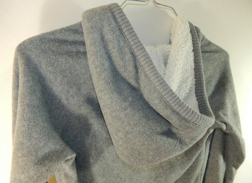 American Eagle Outfitters Gray Zip Up Hooded Sweater Size Juniors XS Extra Small - Picture 9 of 9