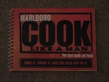 MARLBORO COOK LIKE A MAN COOKBOOK SMOKE GRILL BBG (2004 PB