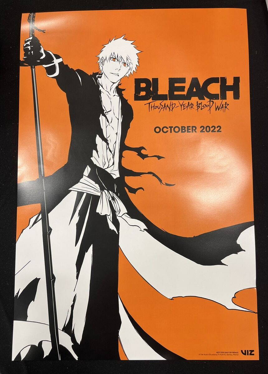 Anime Expo 2022/SDCC 2022 Bleach Thousand-Year Blood War Exclusive Poster