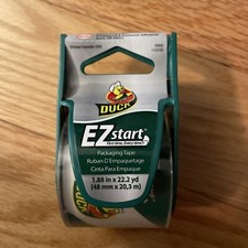Duck Brand EZ Start Packaging Tape, Clear, 1.88-In. x 22.2-Yd. NEW