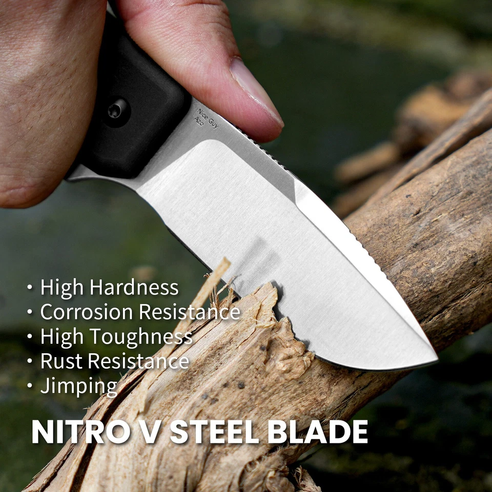 Cuchillo Plegable de Bolsillo Kizer Nice Guy Punto de Caída Hoja Nitro-V Mango de Aluminio Foto 3 de 4