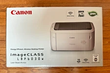 New Canon ImageCLASS LBP6030w Wireless Black-and-White Laser Printer