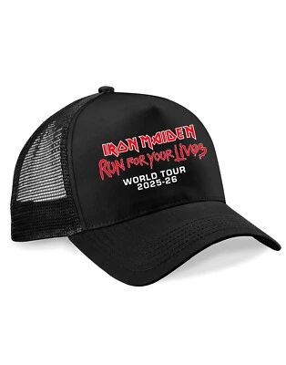 BEECHFIELD Iron Maiden trucker hat run for your lives world tour 2025 2026 present gift