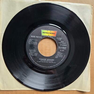 ROSE ROYCE Funkin Around DJ PROMO 45 7'' FUNK SOUL Record Vinyl Records