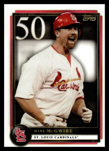 2022 TOPPS X AARON JUDGE #2 MARK MCGWIRE ST LOUIS CARDINALS