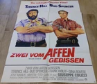 Plakat A 1 Bud Spencer Terence Hill Zwei vom Affen gebissen