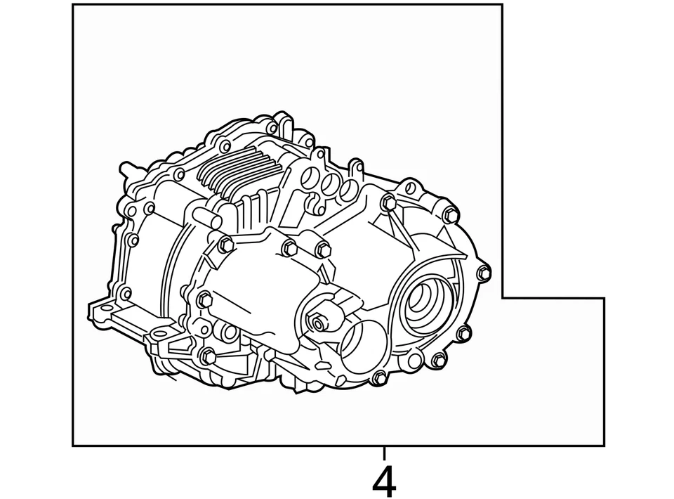 2016 - 2022 LEXUS RX450h 3.5L AWD HYBRID REAR DIFFERENTIAL AXLE MOTOR *50K* - Image 4 of 4