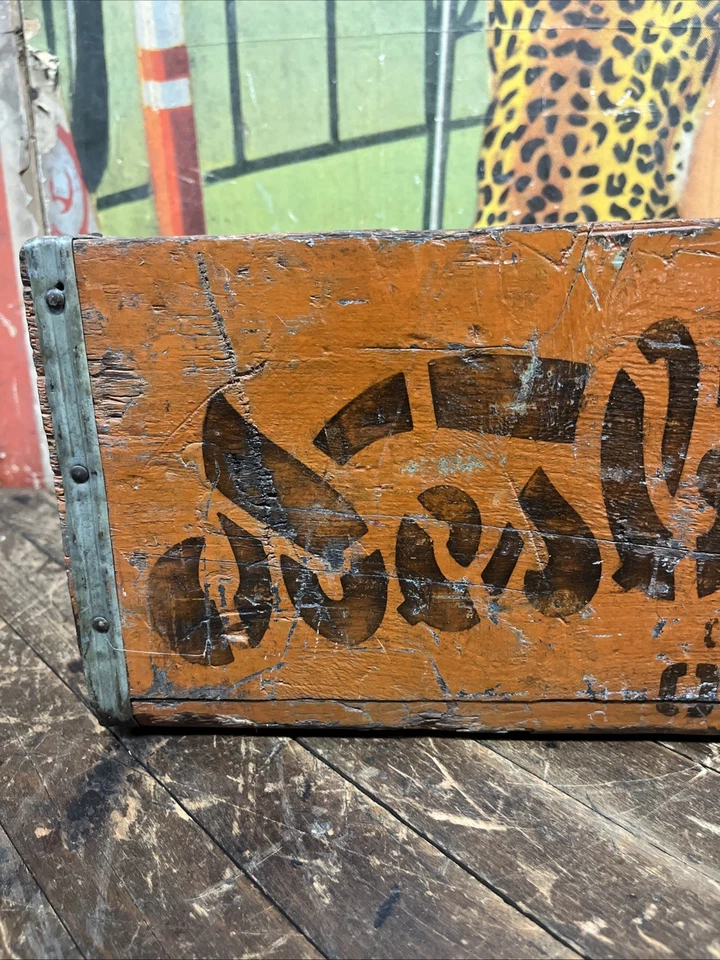 DE COLECCIÓN NESBITTS NARANJA CAJA PORTADOR SIGNO COCA COLA 7UP PEPSI NARANJA CRUSH RARO Foto 4 de 4