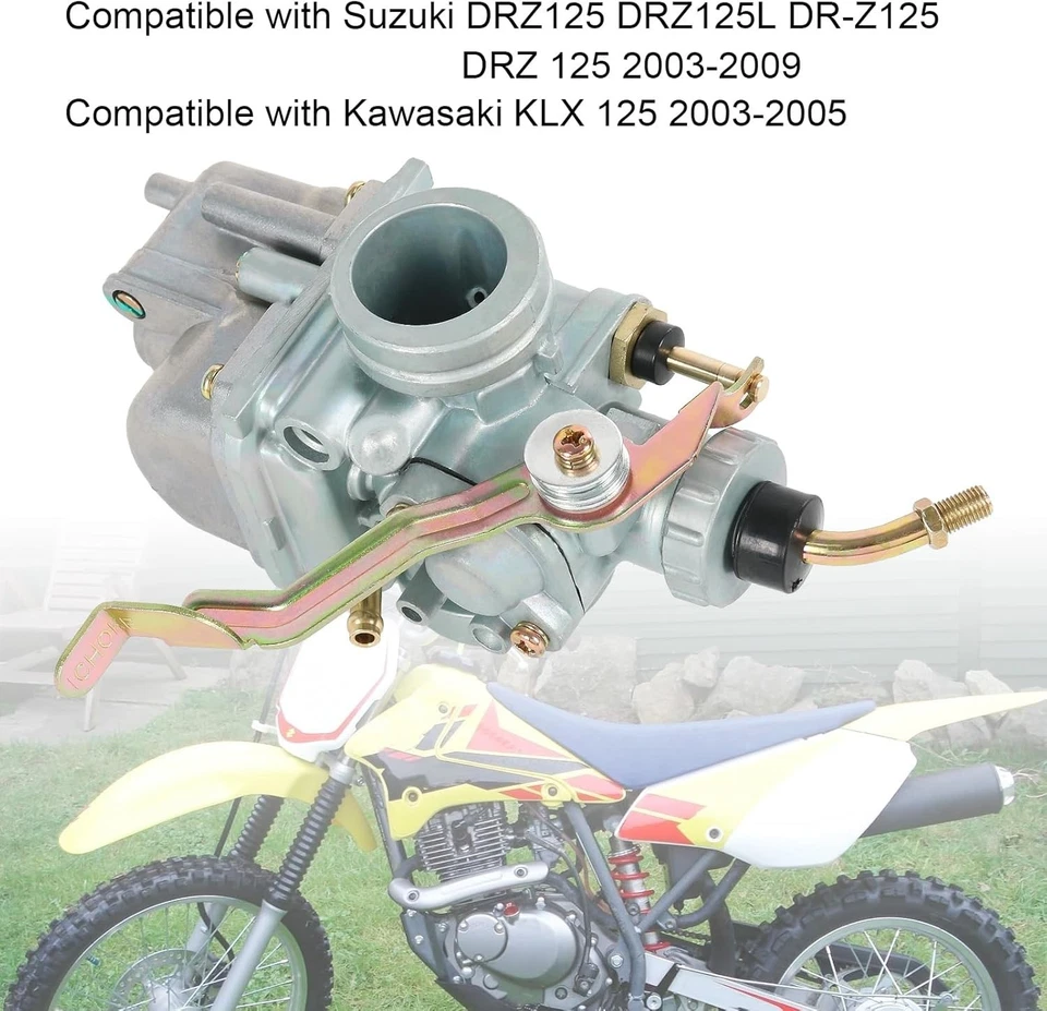 Carburador carburador para Kawasaki KLX125 KLX125L KLX 125 2003-2005 Foto 3 de 4