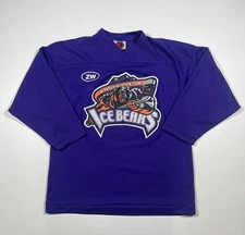 Knoxville Jr. Ice Bears Jersey Medium Purple Hockey K1 Sportswear #5