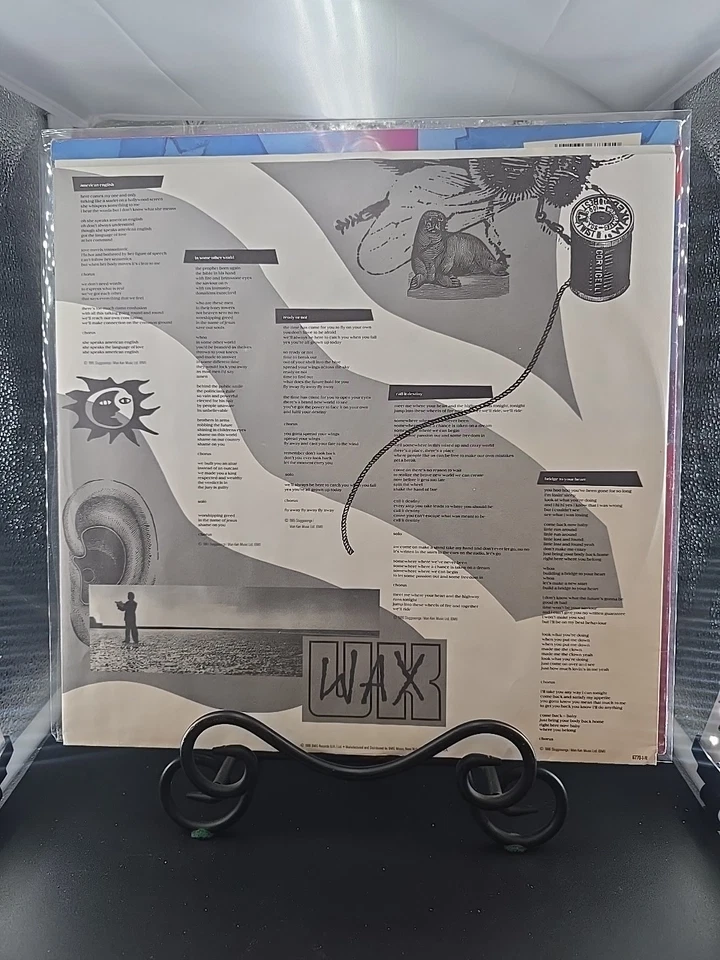 WAX U.K. American English PROMO LP 1988 RCA 6770 10cc Andrew Gold Audiophile EX - Image 4 of 4