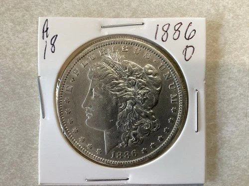 1886 O Morgan Silver Dollar AU+ (A18)