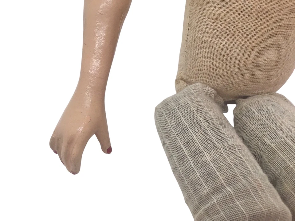 Vintage Boudoir Doll Blonde Bed Doll Pincushion Glamour Girl - Image 4 of 4