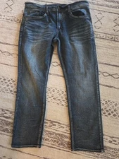 MENS BUFFALO BLUE JEANS SIZE 36x30 PREOWNED