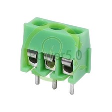 5PCS KF350-3P 3.5mm pitch 3 pin straight pin PCB screw terminal blocks *uq