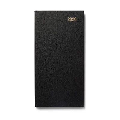 MORGAN'S DIRECT Morgans Direct 2026 Two Weeks to View Slim Desk Diary Hard Cover Casebound