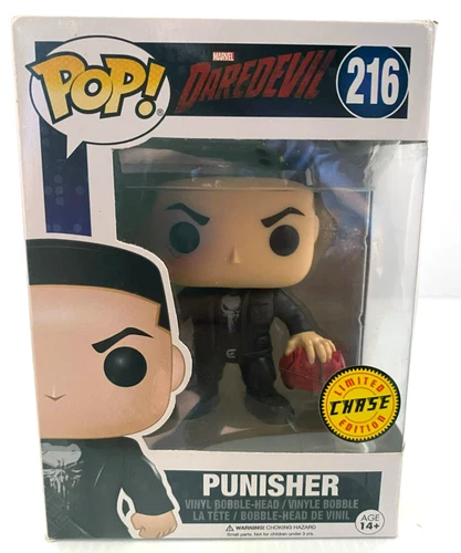Funko Pop! Marvel: Daredevil - Punisher (Holding DD Mask) - #216 - Chase Limited