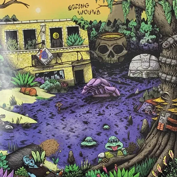 LP Oozing Wound High Anxiety LIMITED EDITION. GREEN VINYL NEAR MINT Thrill J