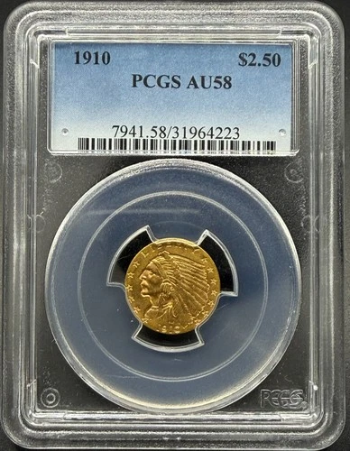 1910-P Indian Quarter Eagle — photo from the most recent tracked eBay sale
