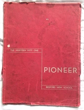 1951 BEDFORD INDIANA HIGH SCHOOL YEAR BOOK "THE PIONEER" ~ STUDENTS ~ SPORTS