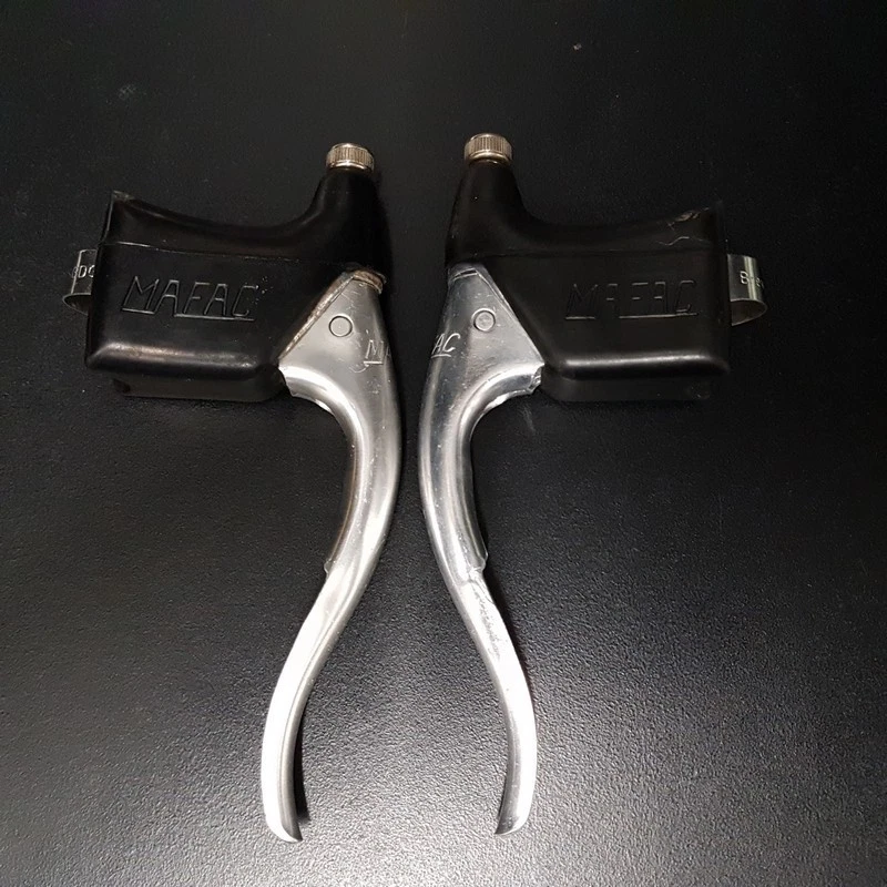 Impugnatura Leva Freno Vintage Nera Per Bici Da Corsa – Universale Campagnolo Mafac