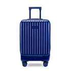 iFLY 9-H205OD-20 Odyssey 20" Hardside Carry-on Luggage, Navy, Expandable with
