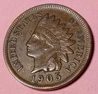 ■ 1905 INDIAN PENNY ONE CENT ☐ XF - Full Liberty
