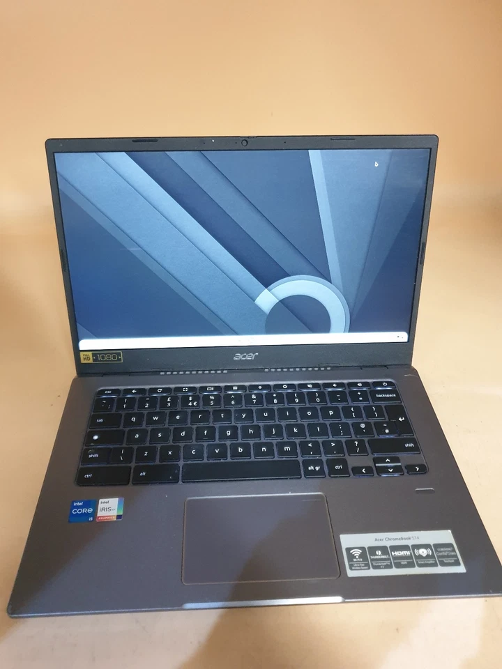 Acer Chromebook CB 514-1W 14" i5-1135G7 2.4GHZ 8GB RASM 128GB SSD DRIVE,SL10 - Image 4 of 4