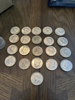 21 Silver Kennedy Half Dollars 40% Silver