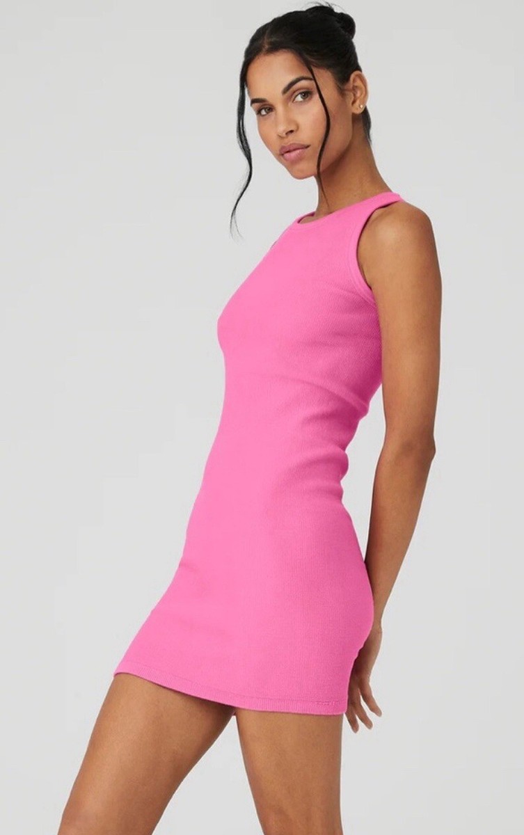 ワンピース [Alo Yoga] Seamless Ribbed Warm Nights Dress Alo Yoga Seamless Ribbed Warm Nights Dress, Size XS | eBay