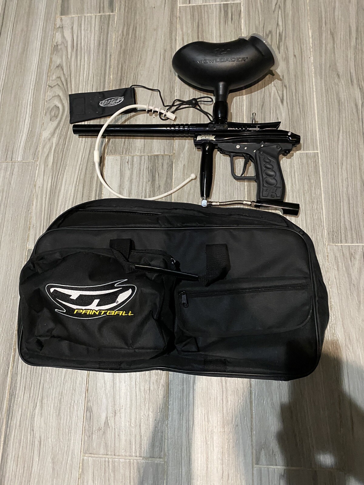 WPG Worr Machine Paintball Gun With Accessories eBay