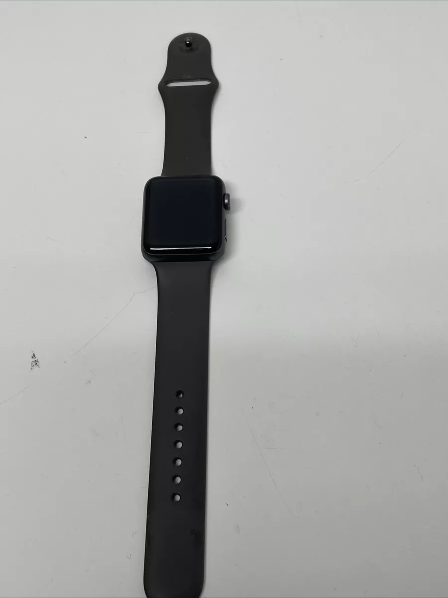 Apple watch series 3 42mm space grey aluminium case gps top