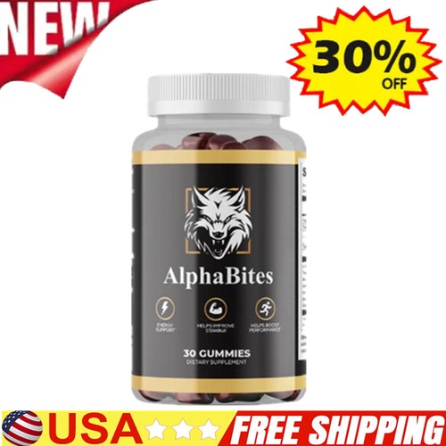 AlphaBites Gummies For Men | AlphaBites ED Gummies Male BIGD - 30 Gummies - Photo 2/12