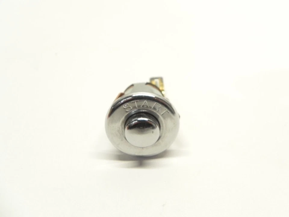 老式 1930 年代 1940 年代 CHROME IGNITION STARTER PUSH BUTTON NIEHOFF #FF-131 NOS 2 — 第 2/4 张图片